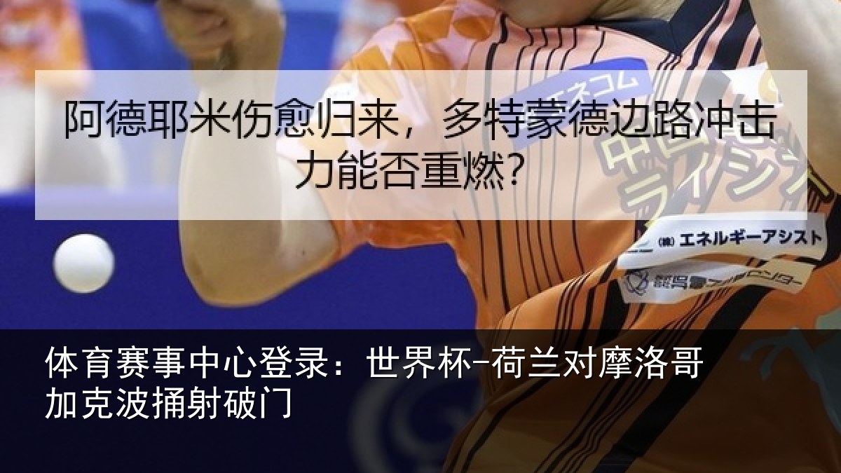 体育赛事中心登录:世界杯-荷兰对摩洛哥加克波捅射破门